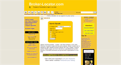 Desktop Screenshot of broker-locator.com